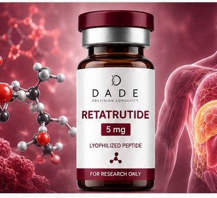 DADE branded peptide vial