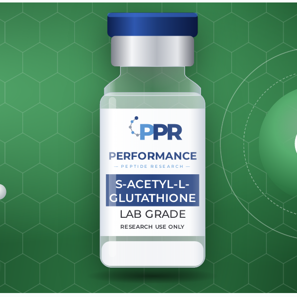 S-Acetyl-L-Glutathione research peptide vial