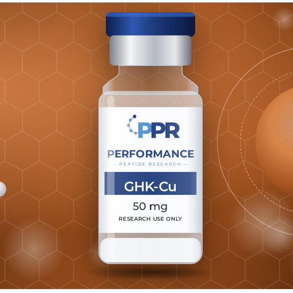 GHK-Cu research peptide vial
