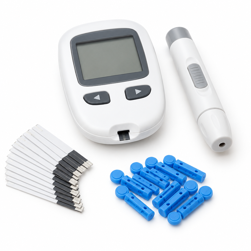 Blood glucose monitoring kit