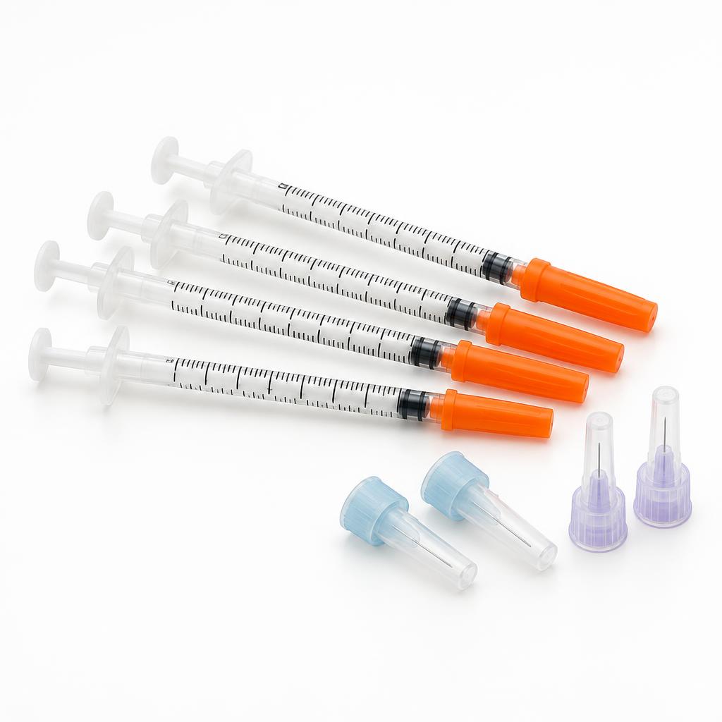 Insulin syringes and pen needles