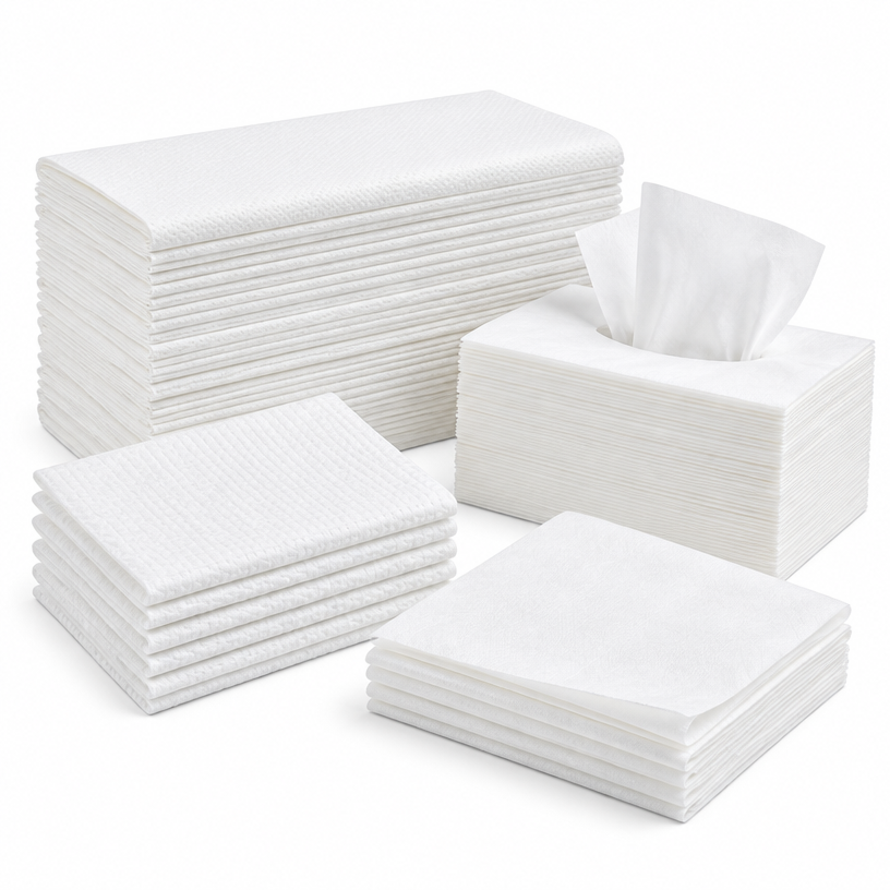 Disposable towels and tissue